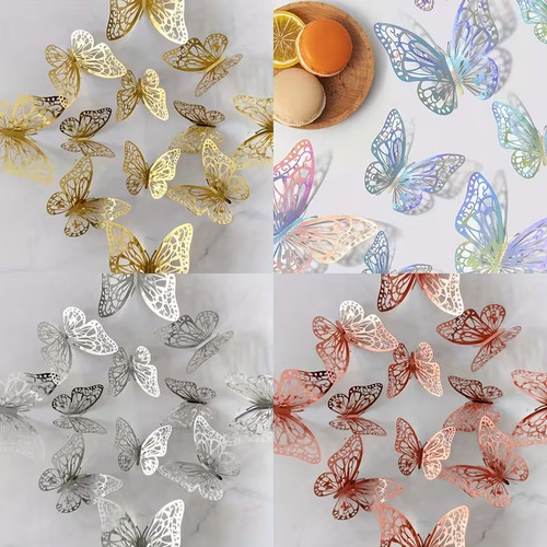 12pcs butterfly wall - butterfly,
