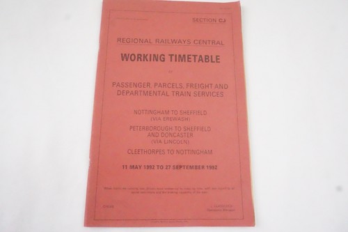 May 1992 regional railways - 1992,