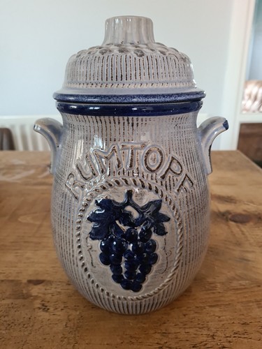 Vintage germany rumtopf jar - w.,