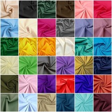 Plain Coloured Polycotton