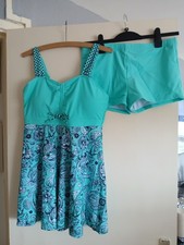 Turquoise Two Piece Swim Wear