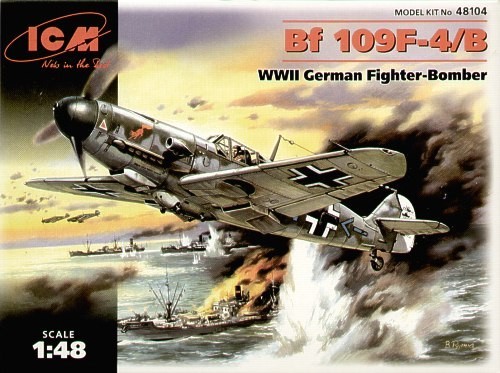 Icm messerschmitt bf - icm, 1/48