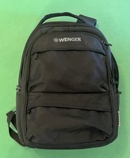Wenger Laptop Spacious Backpack Bag Black Excellent Condition