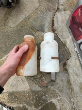 Possibly MGB WASHER BOTTLES Plus Bracket Read Description Classic Car Parts 