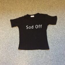 Vintage 1997 Redwood Bjork Sod Off Indie Band T Shirt Baby Tee - Size Small