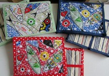 Hand Crafted  Table Place Mats Quilted Cotton Portugese Fabric - set of 4