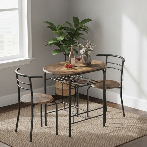 Dining table and chairs - table,