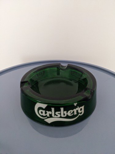 Carlsberg glass green vintage - green,