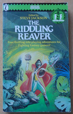 The Riddling Reaver - Steve Jackson. Fighting Fantasy Gamebook.