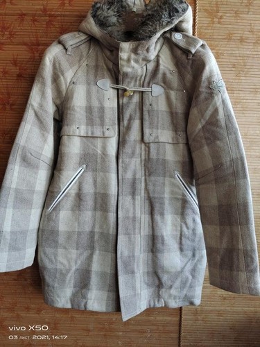 Men diesel coat beige wool - wool, 36