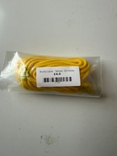 boot laces 20 hole yellow new