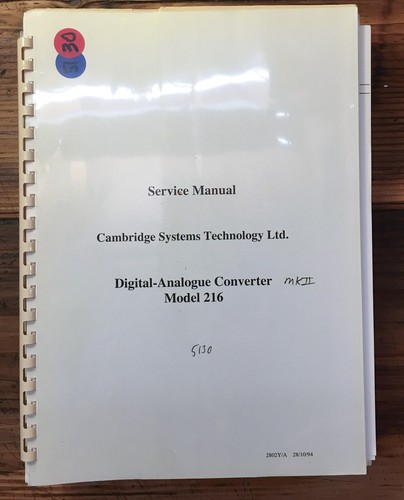 Cambridge systems model 216 - cambridge,