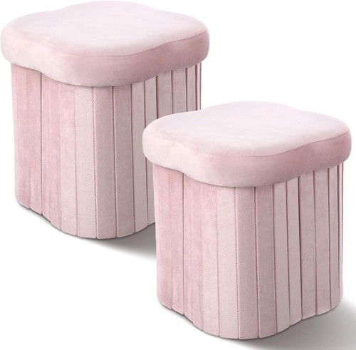 Pcs storage ottoman flower - 2,
