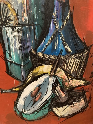 Vintage oil painting modernist - vintage,
