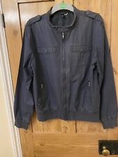 H&M Light Weight Jacket Size L  Navy Blue