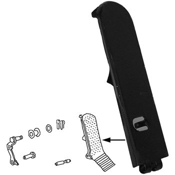 Accelerator pedal metal - , vw