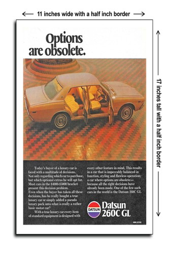 1974 datsun 260c options - datsun,