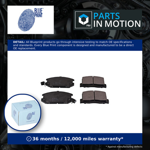 Brake pads set rear - set, adt34282