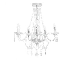Chandelier style Glass 5 Arm