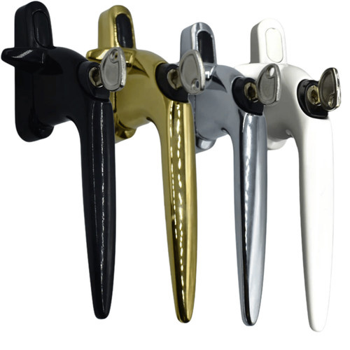 Upvc cockspur window - upvc, handle