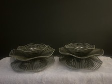 New Olive Green Hand Crafted Light Shades- Large Matching pair.