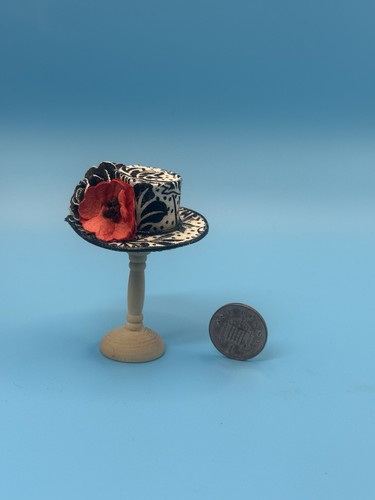Dolls house handmade hat - house,