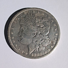 1888 Silver Morgan Dollar  $