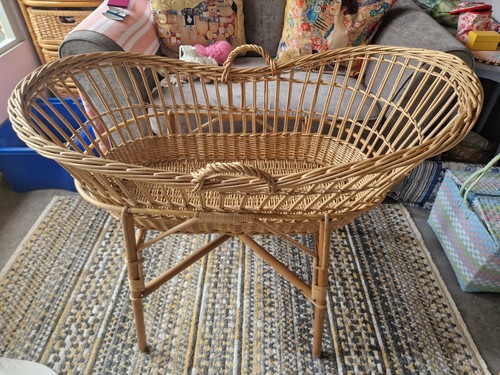 Wicker baby moses basket - baby,