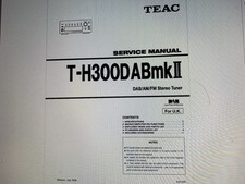 Teac T-h300dabmk2 Service