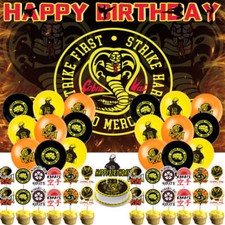 Cobra Kai Birthday Decoration