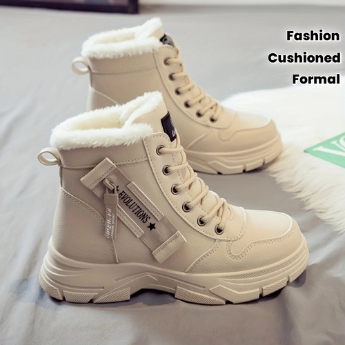 Ankle boots winter warm shoes - boots,