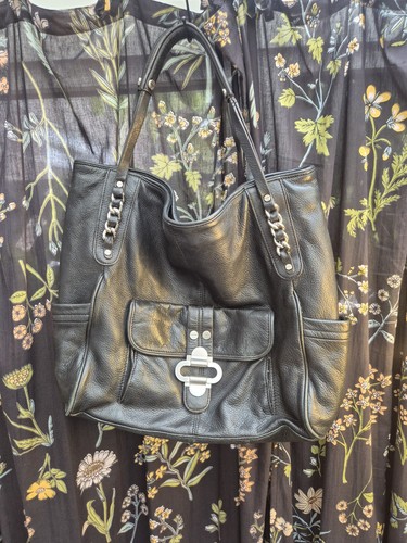 Black leather episode slouchy - episode,