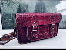 Vintage Leather Croc Effect