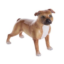 John Beswick Staffordshire Bull Terrier Red JBD92