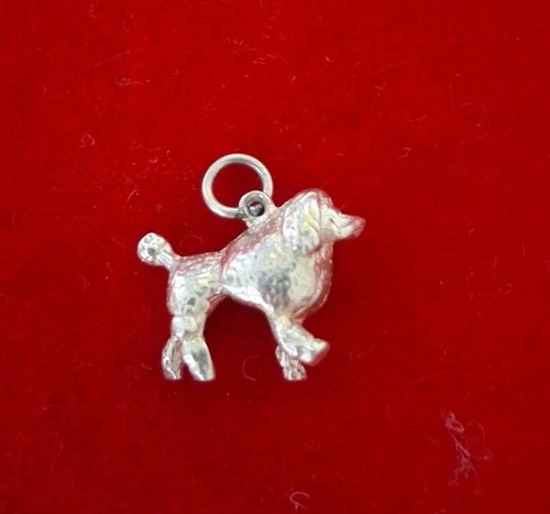 Vintage silver standard poodle - vintage,