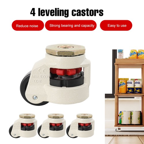 4pcs 63mm leveling - 63mm, castors