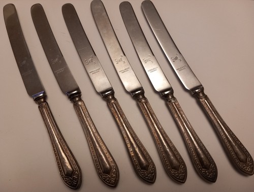 Solid silver handled cake - 6x,