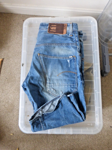 Star raw denim jeans - g-star,