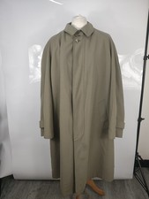 Pierre Balmain Men's Beige Overcoat Long Mac Coat Size 46 UK XXL