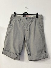 Navy Striped Casual Cotton