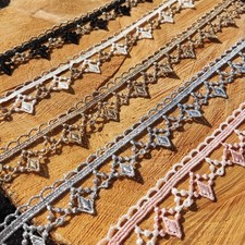 1" Diamond Lace Trim by the