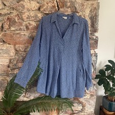 Fat Face Tunic Top UK 16 Blue