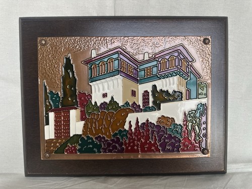 Vintage copper enamel - vintage, wall