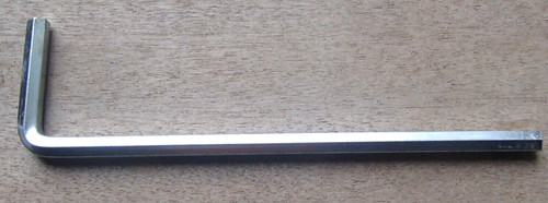 Silver 5mm alan key 125mm - 5mm,