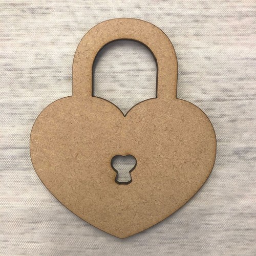 Heart padlock mdf - -, base