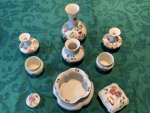 Zsolnay handpainted porcelain - zsolnay,