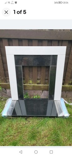 Marble granite back hearth - marble,