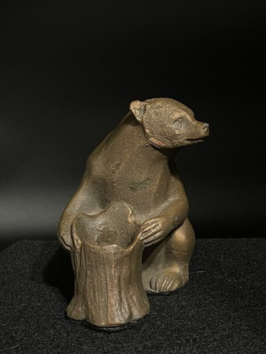 Bear paperweight bronze tone - paperweight,