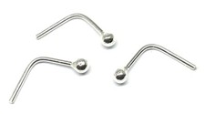 3 x L Shape Sterling Silver