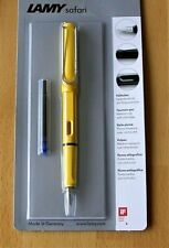 Brand NEW & Sealed  - LAMY Safari Fountain Pen- Med Nib - YELLOW Fast Postage